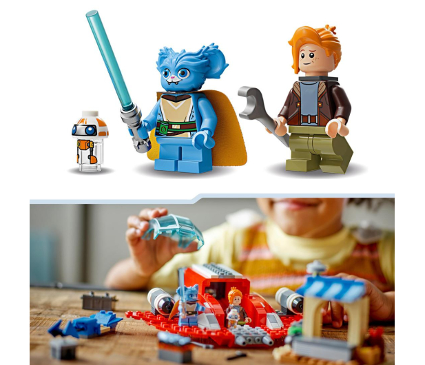 LEGO Star Wars 75384 Karmazynowy Jastrząb - 1202686 - zdjęcie 6